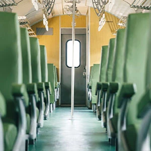 藍皮解憂號可開窗車廂