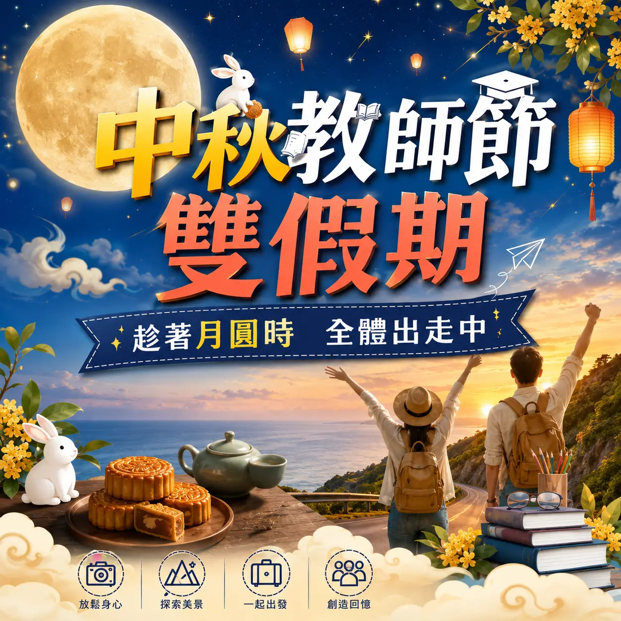 中秋教師連假